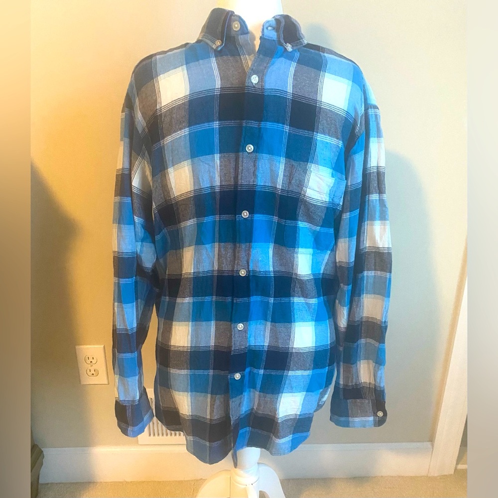 Men’s Flannel Shirt, Club Room, size XL